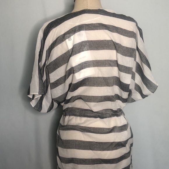 Loft Striped Black White Wrap Size XS/Small - Picture 9 of 13